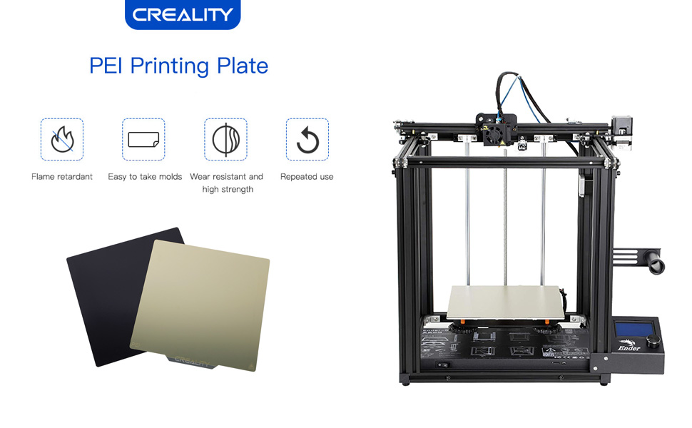 Creality PEI Magnetic Sheet Flexible Heated Bed