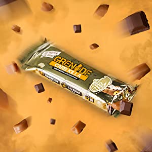 Grenade Carb Killa High Protein and Low Carb Bar, 12 x 60 g, Caramel Chaos