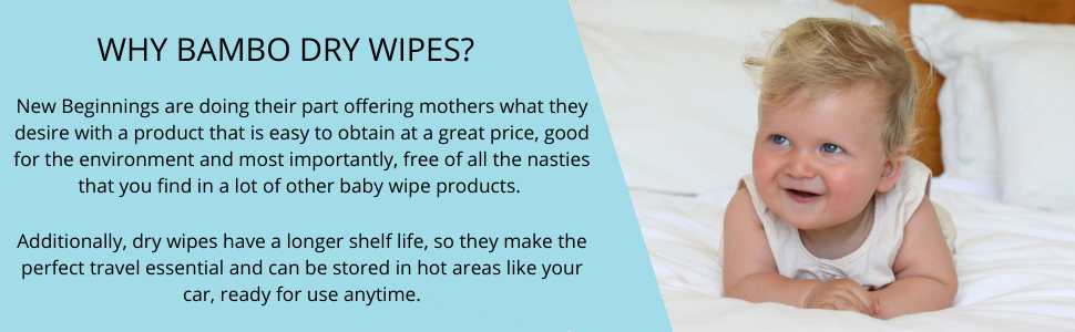 Bamboo dry Wipes