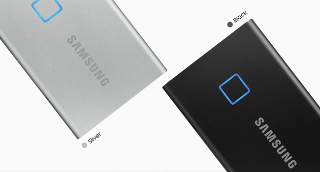 Product images of silver and black SSD