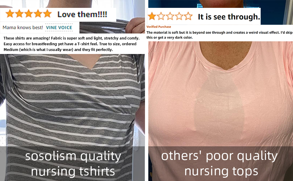 nursing tops