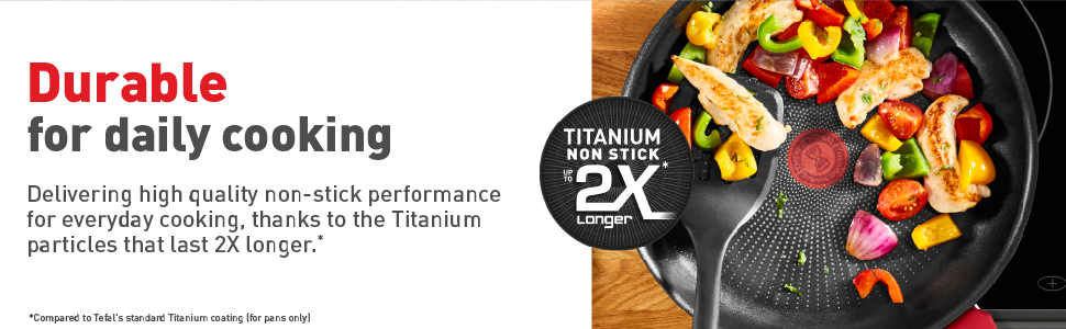 Titanium 2x Longer non-stick coating - Section 2