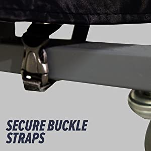 Secure buckle straps