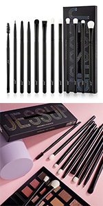 Jessup Professional Eye Makeup Brush Set Black