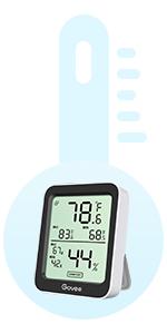 Room Humidity and Temperature Sensor Gauge with Remote App Monitoring