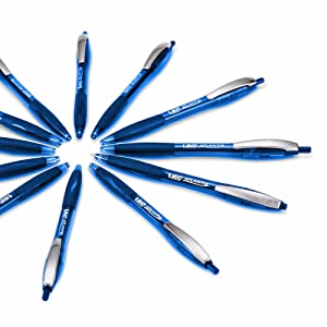 Bic;pen;black pen;blue pen;ball point pen;kilometrico;inkjoy;papermate;paper mate;pilot frixion