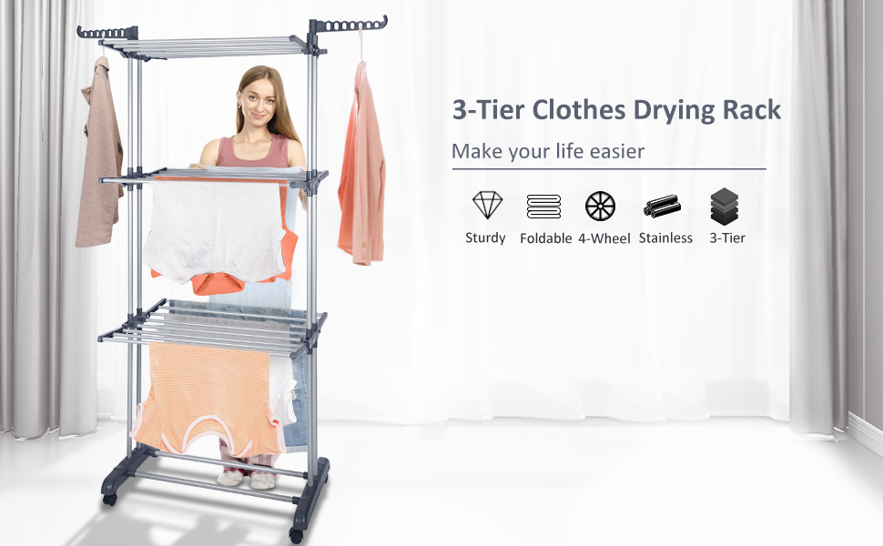 foldable clothes rack