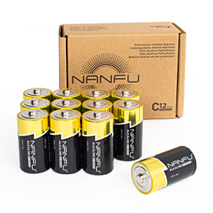 NANFU Alkaline C Cell Batteries
