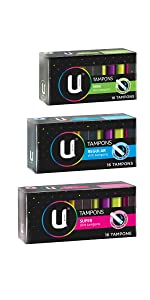 u by kotex, ubk, tampons, tampons regular, tampon, tampons super, slim tampons, period protection