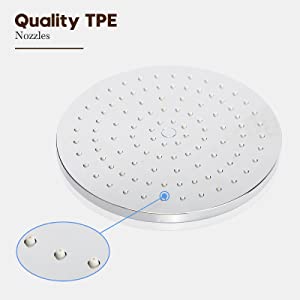 Shower head with quality TPE Nozzles