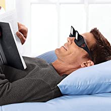 lying down reading glasses