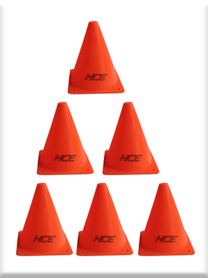 orange cones