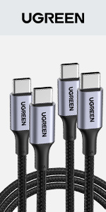 usb c cable 100w 2 pack