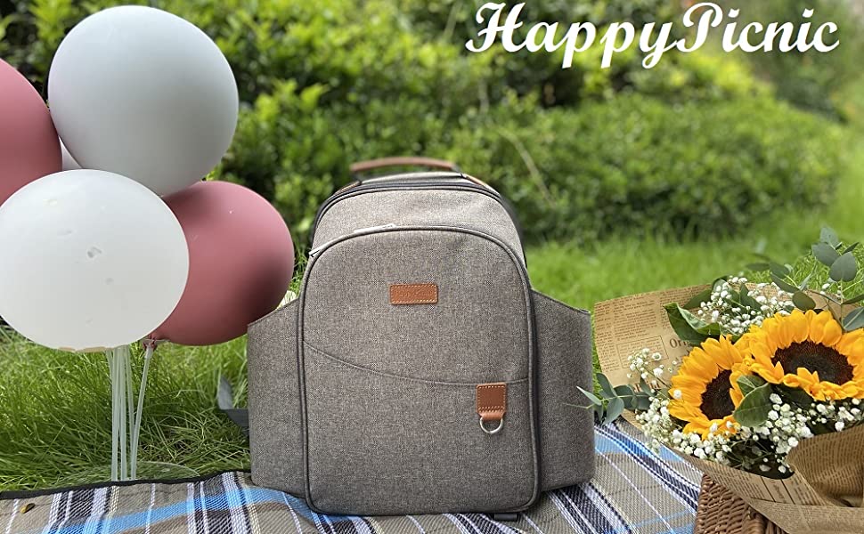 picnic backpack set for camping 