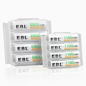 EBL rechargargeable batteries