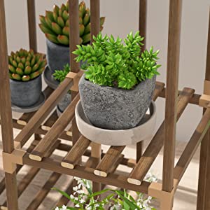 Wood Plant Stand 7 Tiered