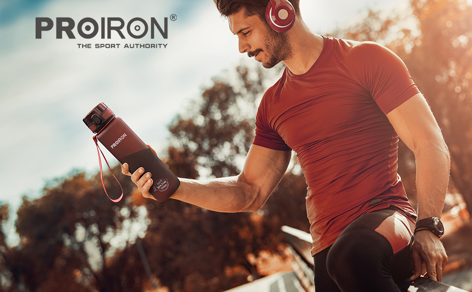 PROIRON BPA Free Sports Water Bottle 