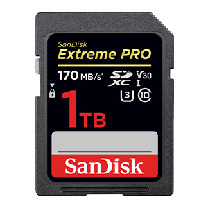 SanDisk Extreme Pro SD 170mb