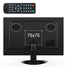 Remote Control & VESA 75*75mm Wall Mount & Built-in Dual Speakers