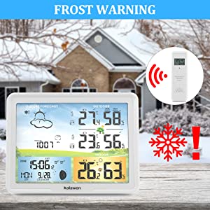 weather station froast warning