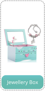 unicorn musical jewellery box