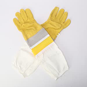 Beekeeping protective gloves