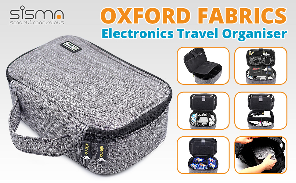 travel organiser home storage cord cable charger electronics phone accessories carrying bag