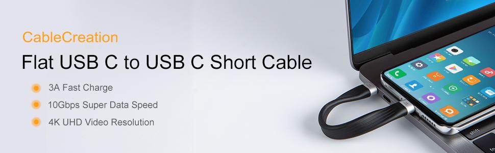 CableCreation USB C to USB C Short Cable