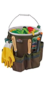 bucket;organization;organizer;tools;garden;planting