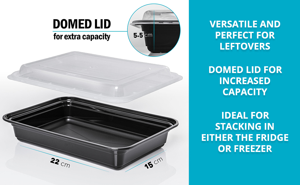 meal prep containers bpa free reusable plastic food storage compartment stackable bento lunch box
