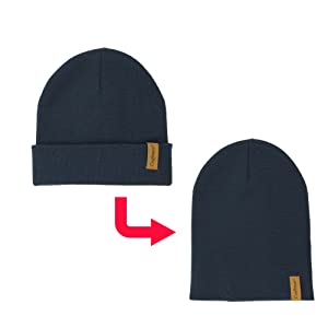 Craftman beanie hat can wear 2 ways