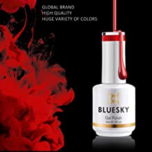 Bluesky Gel Polish Nail Polish Red Colours Pink