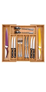 Expandable Cutlery Organizer Tray