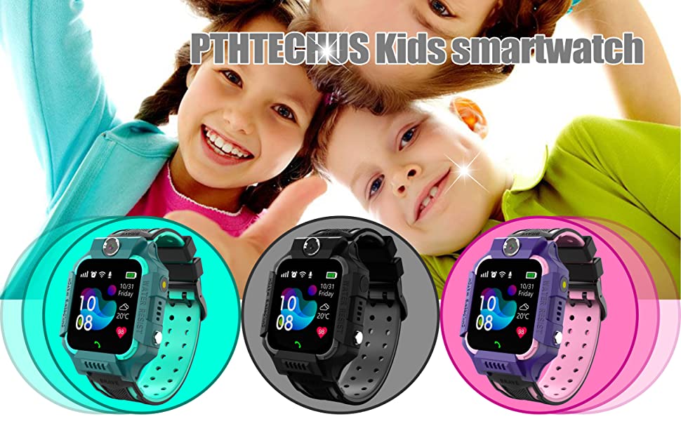 Kids Smart Watch, Game Smartwatches HD Touch Screen Camera Alarm Clock Wrist Watch Smartwatch 