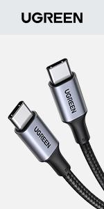 dual usb c cable