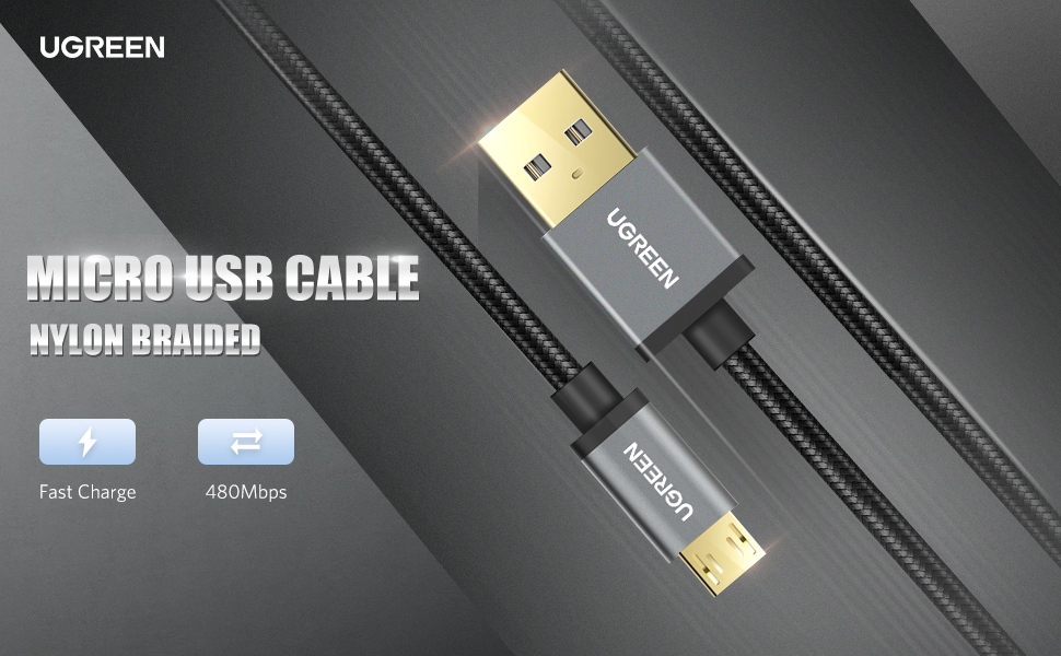 UGREEN Micro USB Cable Nylon Braided