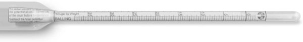 Stevenson Reeves Triple Scale Hydrometer (S1310) - For Home Brewing And Winemaking, Glass, Specific Gravity 0.990 to 1.170