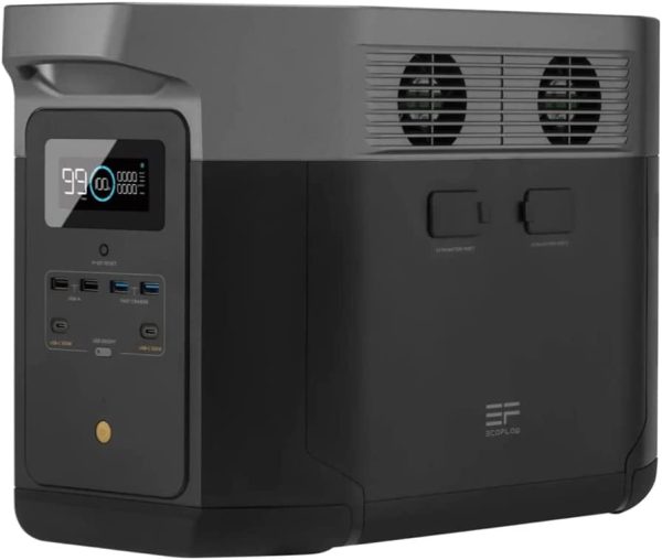 EcoFlow Delta Max Power Station with Max 2400W AC Output and 2KWh, Black - Image 4