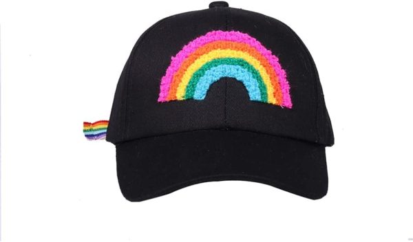 Girls Rainbow Hat - Baseball Cap for Girls - Kids Hat