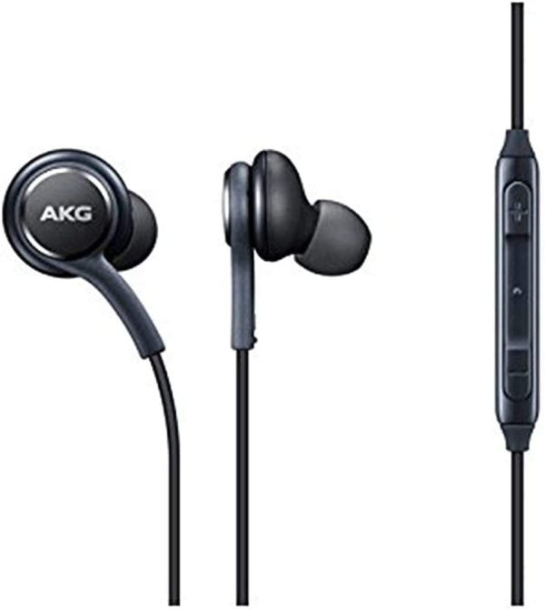 Official Galaxy S8 InEar Headphones EO-IG955BSEGW Tuned by AKG Remote Mic Earphones- Titanium Grey