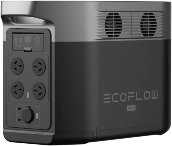 EcoFlow Delta Max Power Station with Max 2400W AC Output and 2KWh, Black - Image 5