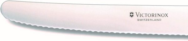 Standard Wavy Edge Steak and Tomato Knife, Black, Pack of 1 - Image 3