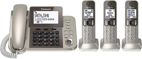 KXTGF353N Dect 3-Handset Landline Telephone