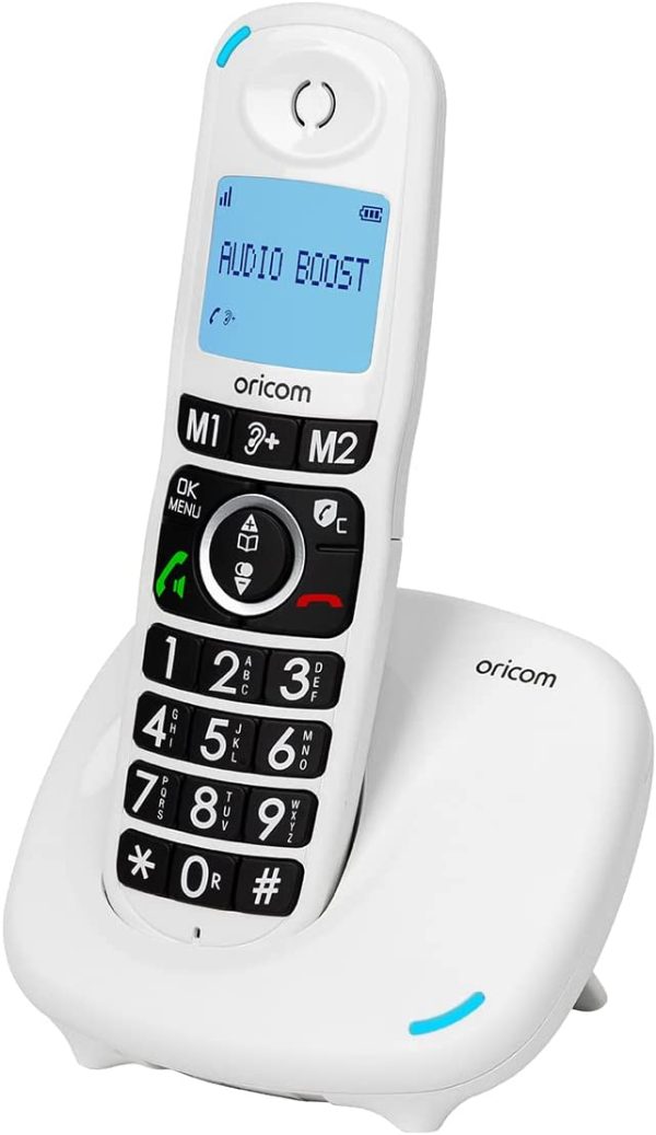 Oricom CARE620-1 Big Button Cordless Amplified Phone, Phone for Elderly with Visual & Hearing Impaired, Large Backlit Display, Hearing aid and T-Coil Compatible - Image 4