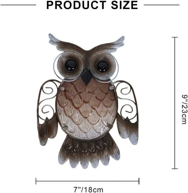 Liffy Wall Hanging, Metal Owl Home Decor ,Garden Decoration ,Outdoor Statues Accessories Sculptures and Miniatures Animales Jardin - Image 6