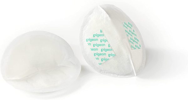 Pigeon ComfyFeel Breast Pads with Aloe Vera Extract, Ultra-Soft & Super Absorbent, 50 Pcs White - Image 5