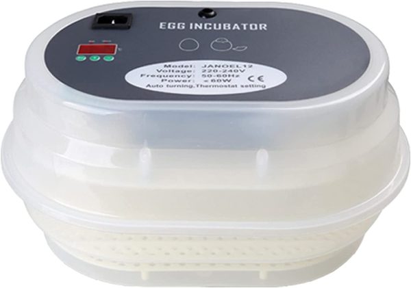 Egg Incubator Automatic 12 Eggs Incubator Auto Turner Intelligent with Temperature Control and Digital Display for Chickens Ducks Goose Birds - Image 2