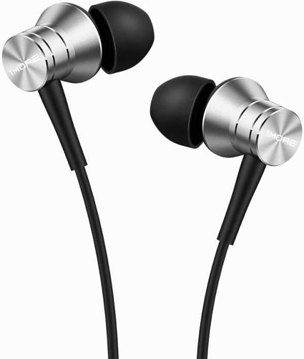 Piston Fit in-Ear Headphones Fashion Durable Eardphones with 4 Color Options, Noise Isolation, Pure Sound, Phone Control with Mic for Smartphones/PC/Tablet-Silver - Image 7