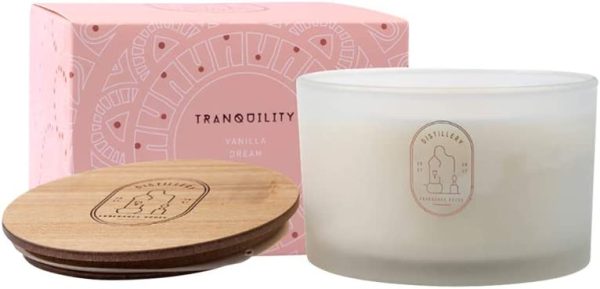 Distillery Tranquillity Vanilla Dream Soy Candle 450 g, 450 grams