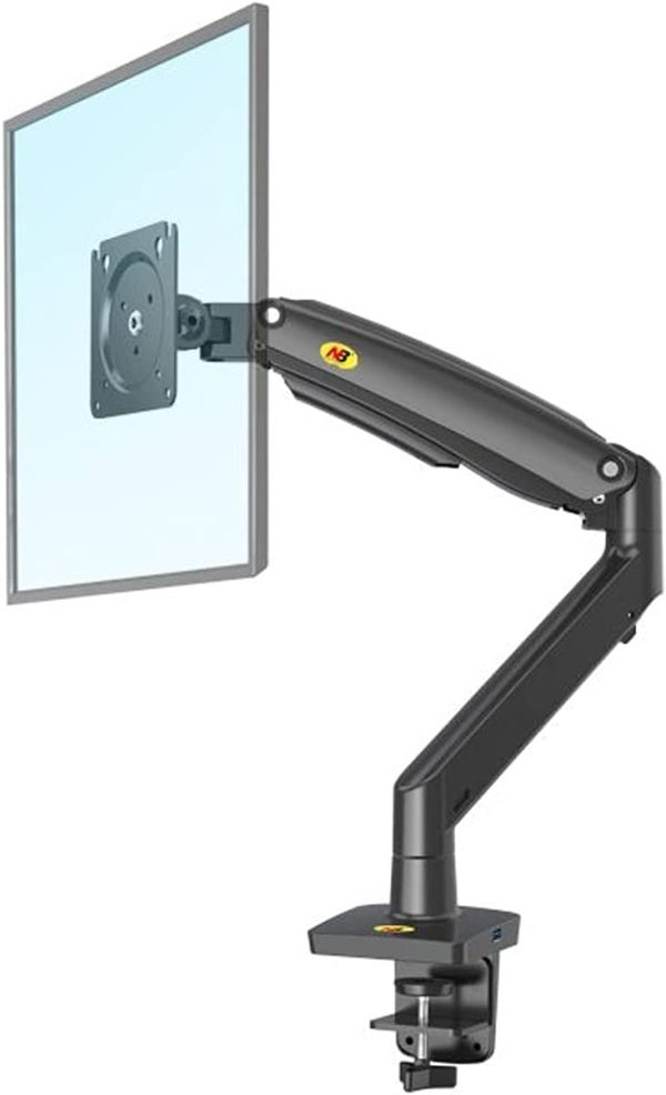 New F100A Full Motion Gas-strut Desktop FlexiMount Bracket TV/Monitor Stand - Image 5